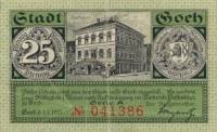 (№1921) Банкнота Германия 1921 год "25 Pfennig"