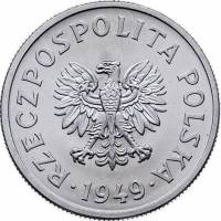 (№1949y44a) Монета Польша 1949 год 50 Groszy