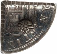 (№1810km7) Монета Кюрасао 1810 год 3 Reaal (Батавская Республика)