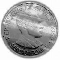 () Монета Гвинея 1962 год 25  ""   Медь-Никель  UNC