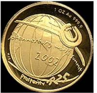 (№2002km398) Монета Южная Африка 2002 год 25 Rand (Всемирный саммит по устойчивому развитию)
