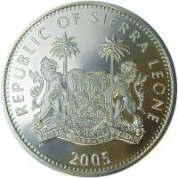 () Монета Сьерра-Леоне 2005 год 1  ""   Медь-Никель  UNC