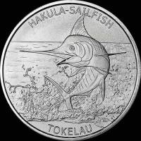 () Монета Токелау 2016 год 5 доллара ""  Биметалл (Серебро - Ниобиум)  UNC