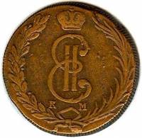 (1772, КМ) Монета Россия-Финдяндия 1772 год 10 копеек   Сибирь Медь  UNC