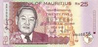 (,) Банкнота Маврикий 1999 год 25 рупий "Моилин Ахчиен"   UNC