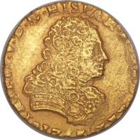 (№1733km7) Монета Гватемала 1733 год 8 Escudos (Филиппа V)