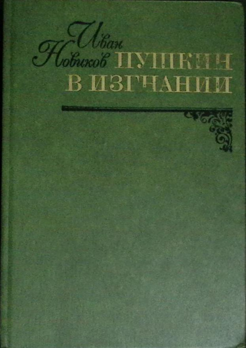 Книга &quot;Пушкин в изгнании&quot; 1982 И. Новиков Москва Твёрдая обл. 464 с. Без илл.