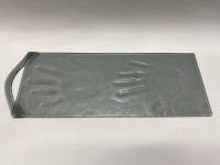 Панно настенное ладони 50*18 см, стекло