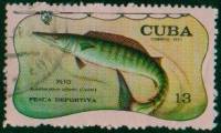 (1971-067) Марка Куба "Ваху"    Спортивная рыбалка III Θ