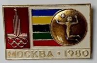 Значок Знак СССР "Олимпиада`80" На булавке 