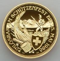 (№1986xs27) Монета Швейцария 1986 год 1,000 Francs (Федеральный фестиваль в Аппенцелле)