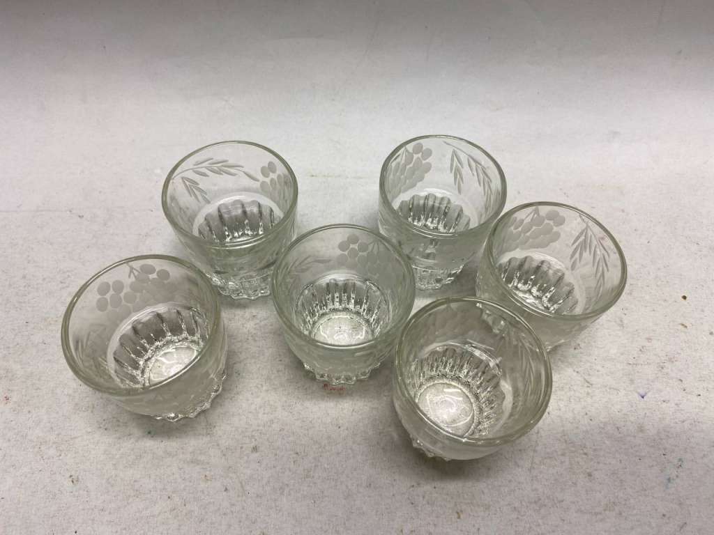 Рюмки лазерная гравировка СССР, 6 шт