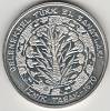 (2001) Монета Турция 2001 год 7500000 лир "Павлин"  Серебро Ag 925  PROOF