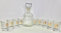 Графин штоф + 9 стопок 