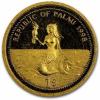 (№1998km31) Монета Палау 1998 год 1 Dollar