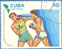 (1983-039) Марка Куба "Бокс"    Панамериканские игры в Каракасе III Θ
