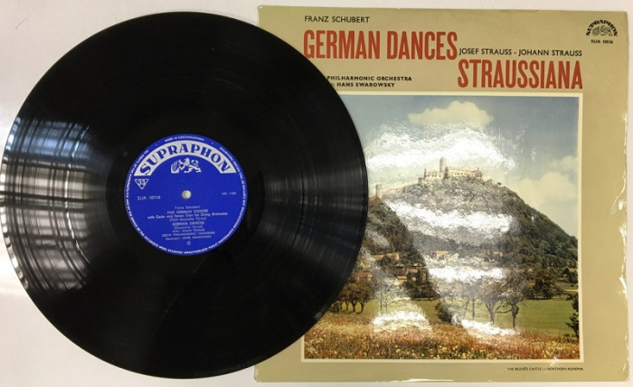 Пластинка виниловая &quot;F. Schubert. German dances. Straussiana&quot; Supraphon 300 мм. (сост. на фото)