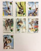 --  Набор марок Никарагуа 7 шт.  Гашёные , III Θ