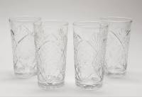 Стаканы 4 штуки хрусталь СССР высота 11,5 см