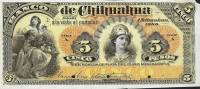 (№1889P-S121s) Банкнота Мексика 1889 год "5 Pesos"