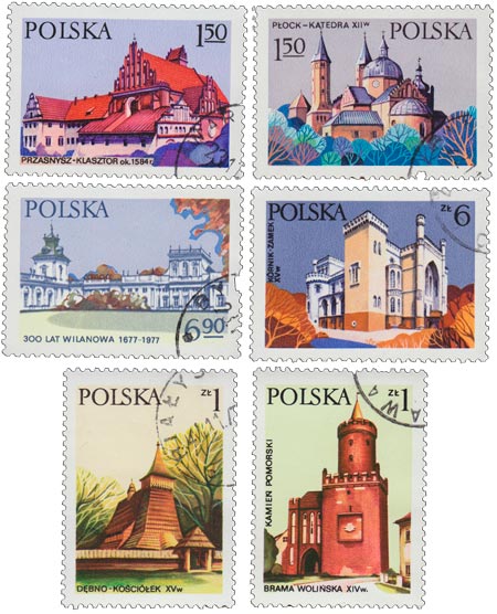 (1977-) Марка Польша &quot;&quot;      III не использовать Θ