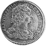 (№1742km1692) Монета Австрия 1742 год 6 Kreuzer