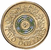 (2017) Монета Австралия 2017 год 2 доллара "День памяти"  Латунь  UNC