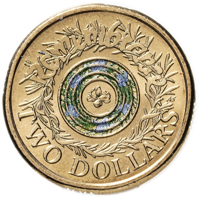 (2017) Монета Австралия 2017 год 2 доллара &quot;День памяти&quot;  Латунь  UNC