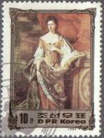 (1984-127) Марка Северная Корея "Английская королева Анна"   Портреты правителей Европы III O