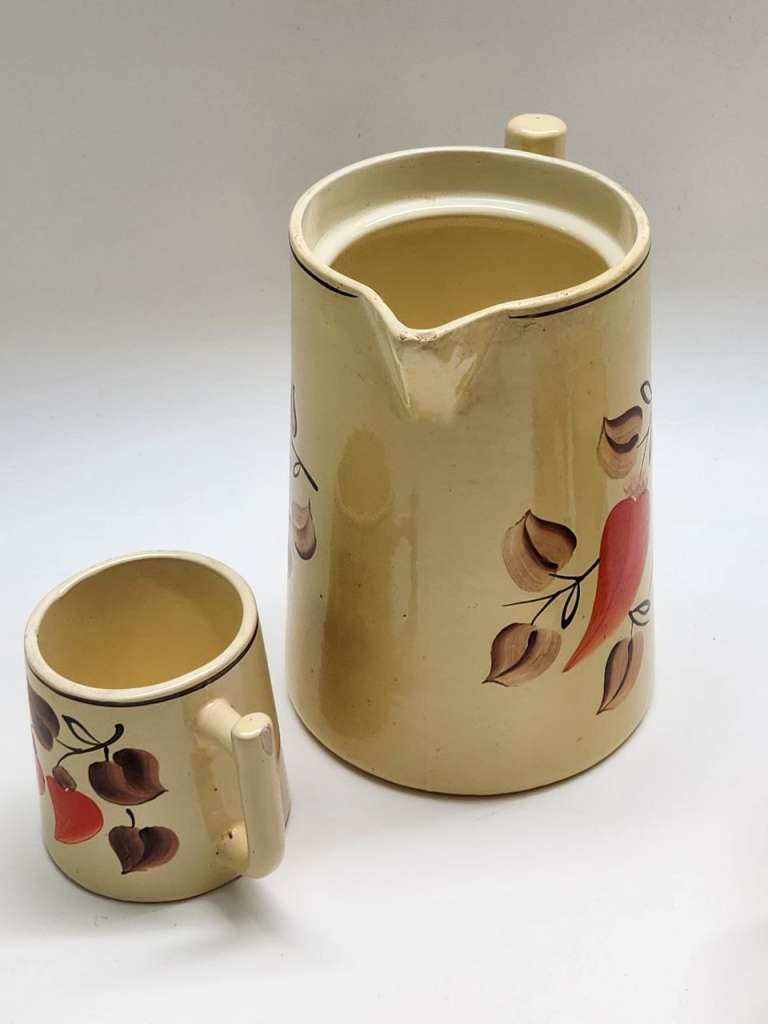 Кувшин графин и 3 чашки керамика СССР