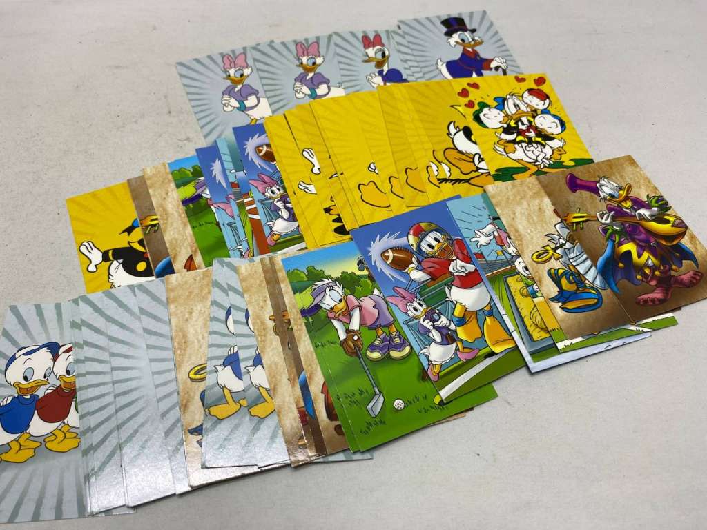 Карточки Disney Panini Donald Duck Италия 67 шт в наборе есть повторы