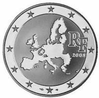 () Монета Франция 2008 год 1 1/2 евро ""   PROOF
