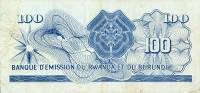 (№P-3a.2) Банкнота Руанда 1960 год 100 Francs "Руанда франк"