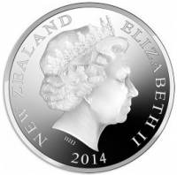 (№2014) Монета Новая Зеландия 2014 год 1 Dollar (КИВИ)