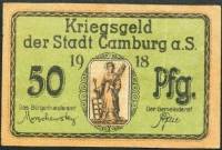 (№1918) Банкнота Германия 1918 год "50 Pfennig"