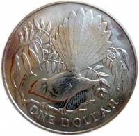 (№1980km49a) Монета Новая Зеландия 1980 год 1 Dollar (Трубастых)