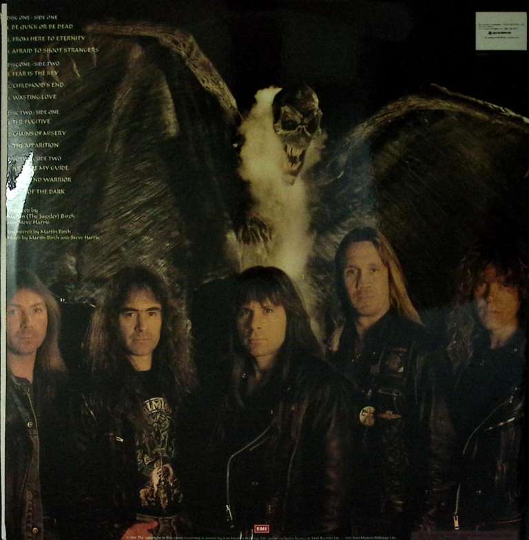 Набор виниловых пластинок 2 шт. &quot;Iron Maiden. Fear of the dark&quot; Records 300 мм. (Сост. отл.)