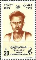 (№1999-1989) Марка Египет 1999 год "Ахмед Eldemerdash Touny 190797", Гашеная