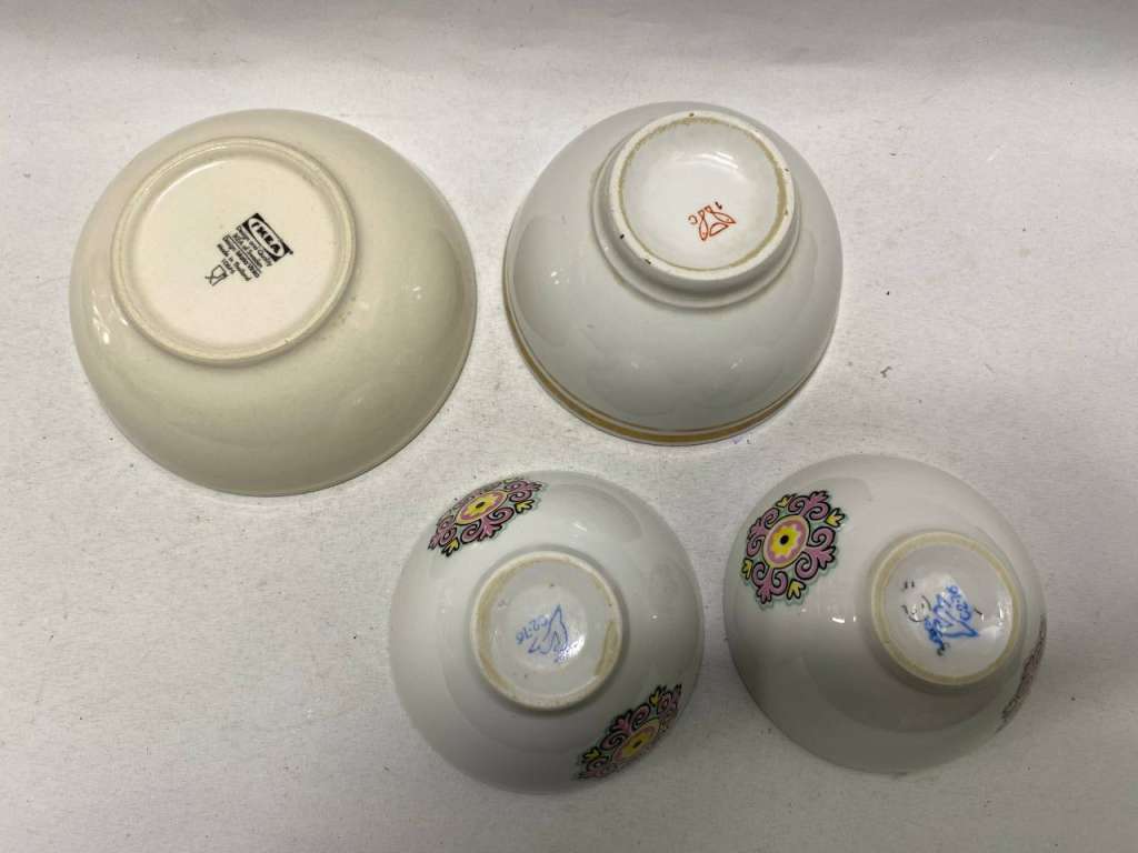 Пиалы разного диаметра 4 шт