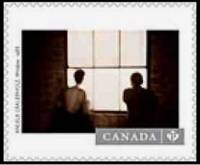 Марка из набора Канада 2016 год "Окна на Ангела Grauerholz", Гашеная