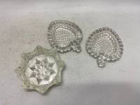 Набор розетки, креманки стекло 3 шт