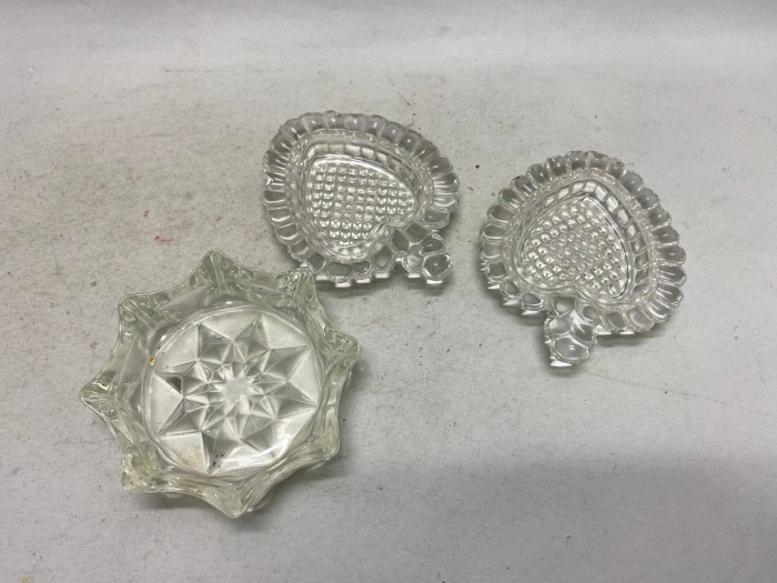 Набор розетки, креманки стекло 3 шт