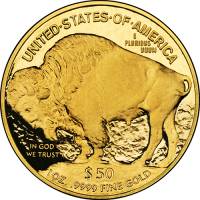 (2017w) Монета США 2017 год 50 долларов   Буффало  PROOF