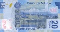 (№2006P-122b.2) Банкнота Мексика 2006 год "20 Pesos"