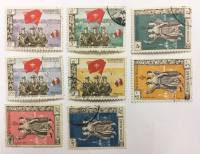 --  Набор марок Лаос 8 шт.  Гашёные , III Θ