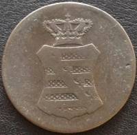 (№1825km1100) Монета Германия (Германская Империя) 1825 год 3 Pfennig