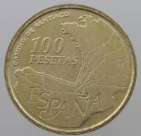 () Монета Испания 1993 год 100  ""   Медно-Алюминиево-Никельный сплав (Cu-Al-Ni)  UNC