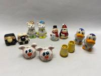 Набор для специй керамика, пластик, 6 комплектов