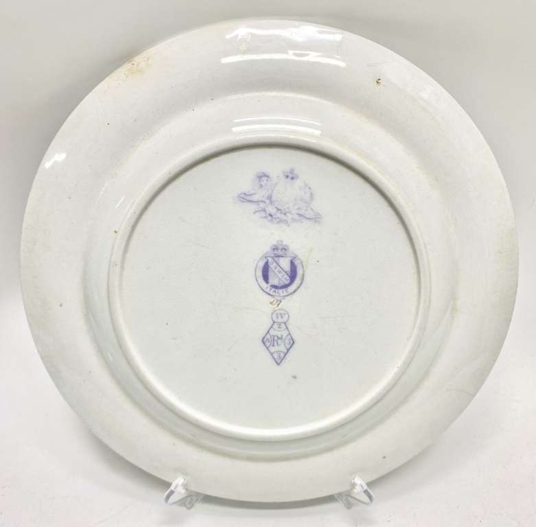 Тарелка BBW&M Италия 19 век