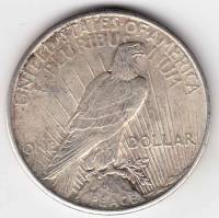 (1925) Монета США 1925 год 1 доллар   Мирный доллар Серебро Ag 900  XF